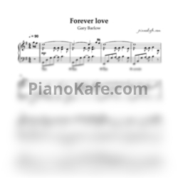Ноты Gary Barlow - Forever love - предпросмотр
