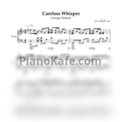 Ноты George Michael - Careless Whisper (Piano cover) - предпросмотр