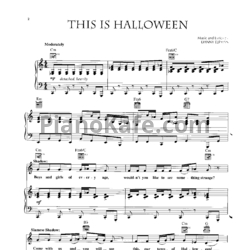 Ноты Panic at the Disco - This is Halloween - предпросмотр