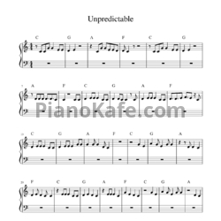 Ноты 5 Seconds of Summer - Unpredictable - предпросмотр