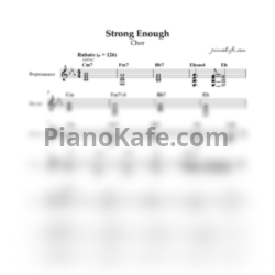 Ноты Cher - Strong enough (Версия 2) - предпросмотр