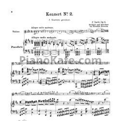 Ноты Ф. Давид - Концерт для скрипки №2 (Op. 14) - предпросмотр