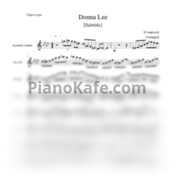 Ноты Angelo Debarre - Donna Lee