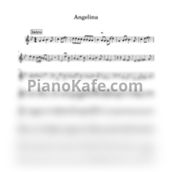 Ноты Angelina - предпросмотр