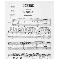 Ноты Фридрих фон Флотов - Опера "Тень" - предпросмотр