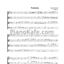 Ноты Генри Пёрселл - Фантазия №11 для 4-х виолончелей соль мажор (Z 742)