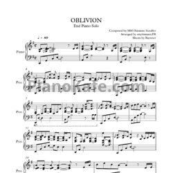 Ноты M83 feat. Susanne Sundfor - Oblivion