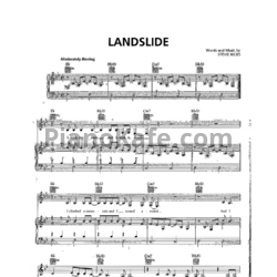 Ноты Stevie Nicks - Landslide