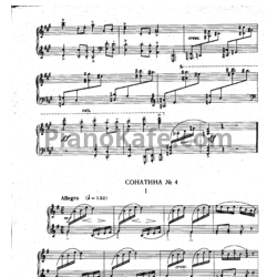 Ноты Р. Еникеев - Сонатина №4 - предпросмотр