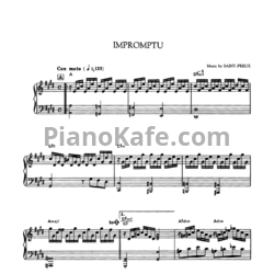 Ноты Saint-Preux - Impromtu - предпросмотр
