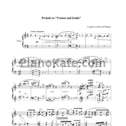 Ноты Рихард Вагнер - Прелюдия (Тристан и Изольда) - предпросмотр
