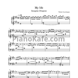Ноты Imagine Dragons - My life - предпросмотр