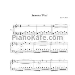 Ноты Edward Weiss - Summer wind