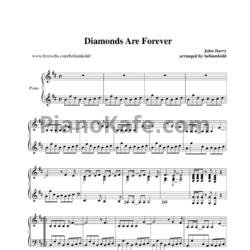 Ноты Arctic Monkeys - Diamonds are forever - предпросмотр