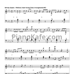 Ноты Britney Spears - Perfume - предпросмотр