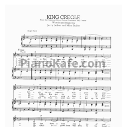 Ноты Elvis Presley - Kentucky rain - предпросмотр