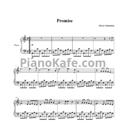 Ноты Akira Yamaoka - Promise - предпросмотр