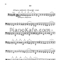 Ноты В. Блажевич - Этюд №59 - предпросмотр