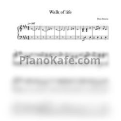 Ноты Dire Straits - Walk of life (Paino cover) - предпросмотр