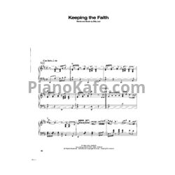 Ноты Billy Joel - Keeping the faith - предпросмотр