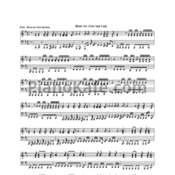 Ноты Pink - Blow me (One last kiss) - предпросмотр