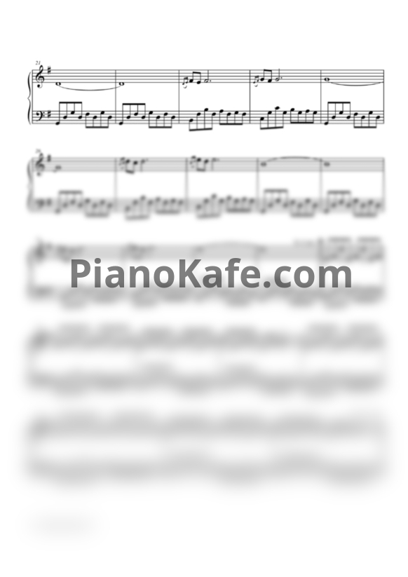 Ноты Yann Tiersen - Comptine d'été n° 3 - PianoKafe.com