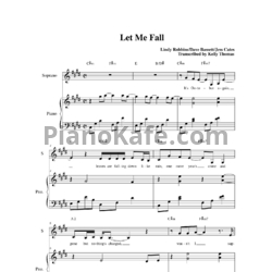 Ноты Idina Menzel - Let me fall - предпросмотр