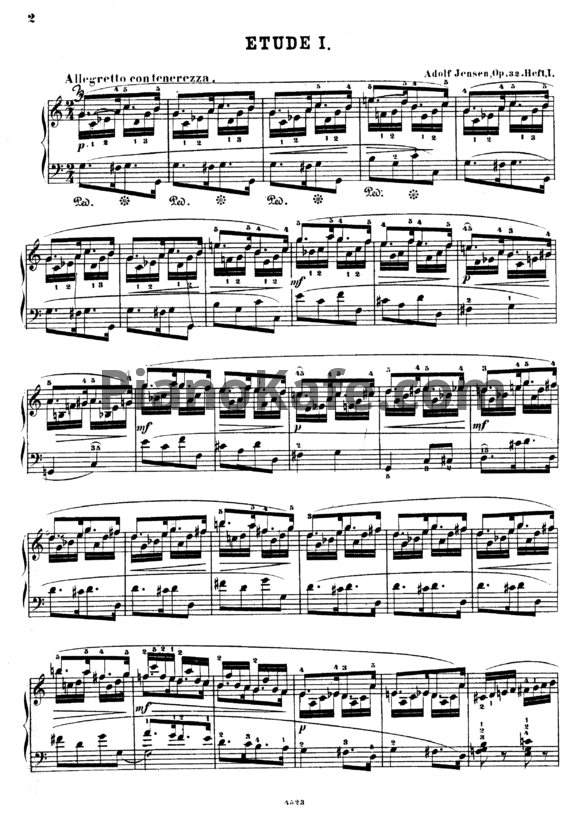 Ноты А. Йенсен - 25 этюдов (Op. 32) - PianoKafe.com