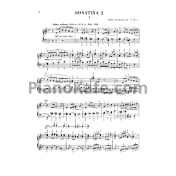 Ноты Дмитрий Кабалевский - Сонатина №2 (Op. 13 №2) - предпросмотр