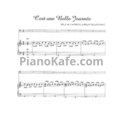 Ноты Mylene Farmer - C'est une belle journee - предпросмотр