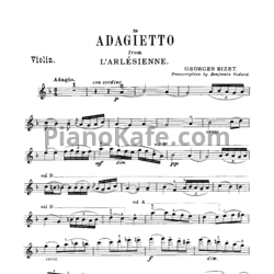Ноты Жорж Бизе - Адажиетто - предпросмотр