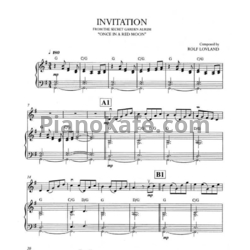 Ноты Secret Garden - Invitation (для пианино и скрипки) - предпросмотр