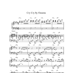 Ноты Oceana - Cry cry cry - предпросмотр