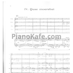 Ноты Франсис Пуленк - Quae Moerebat - предпросмотр