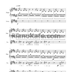 Ноты Zara Larsson - Ruin my life - предпросмотр