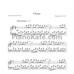 Ноты Ne-Yo - Closer - предпросмотр