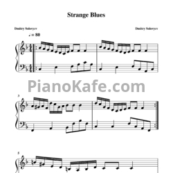 Ноты Дмитрий Соловьев - Strange blues - предпросмотр