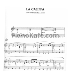 Ноты Ennio Morricone - La califfa - предпросмотр