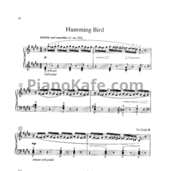 Ноты William Gillock - Humming bird - предпросмотр