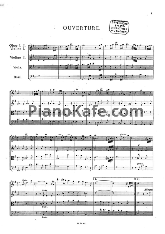 Ноты Георг Гендель - Опера "Гименей" (HWV 41) - PianoKafe.com