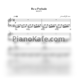 Ноты RIOPY - Be a prelude - предпросмотр