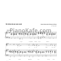 Ноты Antonio Carlos Jobim & Aloysio de Oliveira - Só tinha de ser com você - предпросмотр