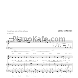 Ноты Antonio Carlos Jobim & Vinicius de Moraes - Canta, canta mais - предпросмотр