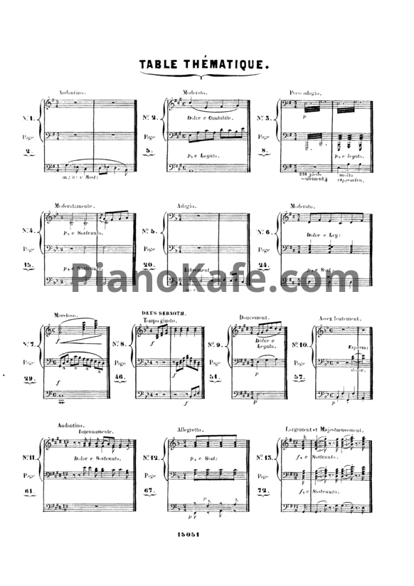 Ноты Шарль Алькан - Тринадцать пьес для органа (Op. 64) - PianoKafe.com