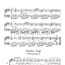 Ноты Корнелиус Гурлитт - Slumber song (Op. 101, №6) - предпросмотр