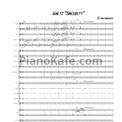 Ноты Дмитрий Явтухович - Вальс откровенность (Waltz sincerety) - предпросмотр