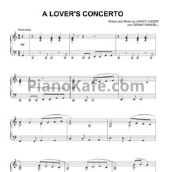 Ноты Sandy Linzer and Denny Randell - A lover's concerto