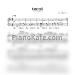 Ноты Apocalyptica - Farewell (ре минор) - предпросмотр