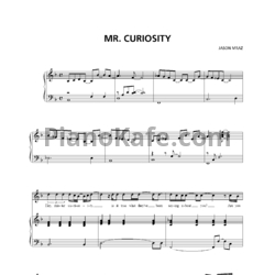 Ноты Jason Mraz - Mr. Curiosity - предпросмотр