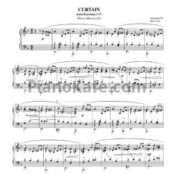 Ноты Dario Marianelli - Curtain - предпросмотр
